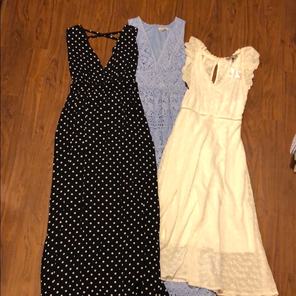 Lot of three gorgeous summer dresses